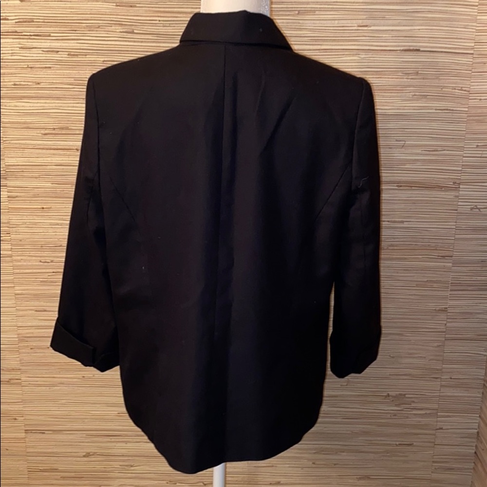Studio works black lined  size 14 blazer. EUC - Picture 2 of 3
